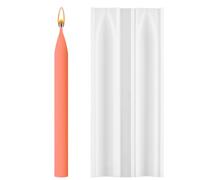 Molde de silicona en espiral, molde de vela 3D, molde de silicona, molde de vela para fundir velas de varilla para hacer velas, luz de velas, cena, día de San Valentín, decoración del hogar