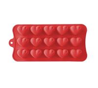 Molde De Silicona En Forma De Corazón De 1 Pieza, Molde Para Hornear Reutilizable, Molde De Silicona Multifuncional, Se Puede Utilizar Para Hacer Pasteles, Chocolates, Dulces, Gelatina