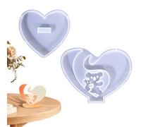 Molde de silicona en forma de corazón,Molde de resina en forma de corazón