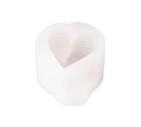 Molde de silicona en forma de corazón que ama hacer jabón artístico, decoración del hogar, moldes en forma de moldes de resina de silicona para hornear jabón