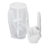 Molde De Silicona En Forma De Mano | Molde De Resina De Gesto Suave 3D | Silicona Semitransparente Para Artesanía De Joyas De Bricolaje Decoración Del Hogar Jabón Para Las Que Produce El