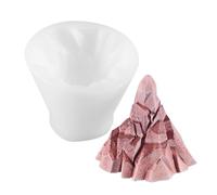 Molde de silicona en forma de montaña - Moldes de jabón para hacer jabón | Molde de silicona para vela de montaña de nieve, molde Iceberg tridimensional único, molde de pegamento para yeso
