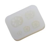 Molde de silicona en miniatura para loto realista, modelos de discos de raíz de loto para jugar, moldes para el hogar, accesorios para el hogar y hacer moldes herramienta artesanal hecha a mano