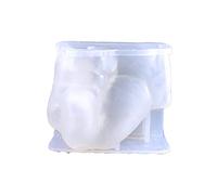 Molde de silicona epoxi moderno para macetas hidropónicas con forma de puño, para el hogar, oficina, arte hecho a mano