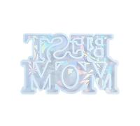 Molde de silicona epoxi para mamá, pendientes, llavero, colgante, joyería, manualidades, para el día de la madre, silicona