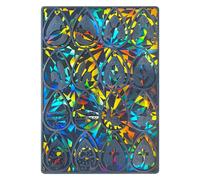 Molde de silicona epoxi portátil con colgante de oreja holográfico en forma de agua, moldes de silicona para hacer joyas