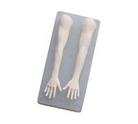 Molde de silicona ergonómico, accesorios para manualidades, forma de brazo humano, para creaciones de resina y ideas de regalo únicas, formas de proyectos de arte