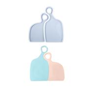 Molde de silicona fácil de usar para almacenar platos, yeso, hormigón, bandeja para el día de San Valentín, suministros de manualidades hechos a mano