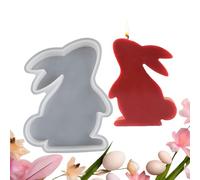 Molde de silicona, fácil desmolde, reutilizable, lindo, DIY, resina fundida de silicona moldes de Pascua, para velas, jabón, yeso, resina epoxi, decoración del hogar, arte y manualidades, vacaciones