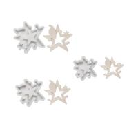Molde de silicona flexible con diseño de estrella de Papá Noel, decoración del hogar, práctica herramienta de fabricación de joyas, molde de silicona para manualidades