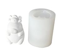 Molde de silicona flexible con forma de capibaras, aromaterapias perfumadas, para hacer adornos de escritorio hechos a mano, suministros artísticos para manualidades