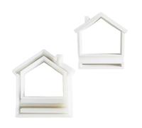 Molde de silicona flexible con forma de casa para regalo de cumpleaños, molde de silicona individualizado para decoración de vacaciones