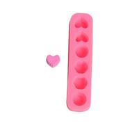 Molde de silicona flexible con forma de corazón, ideal para jabón casero, arcilla, colofonia, proyectos artísticos y horneado, herramienta creativa de silicona para manualidades