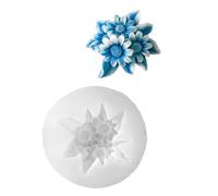 Molde de silicona flexible con forma de flor para añadir fragancias naturales a tu hogar y evento especial, decoración de boda
