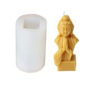 Molde de silicona flexible con forma de oración, aromaterapias perfumadas, para hacer adornos hechos a mano, molde guanyin