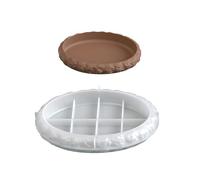 Molde de silicona flexible con superficies lisas para arte de resina y bandeja epoxi, molde de silicona para joyería de resina