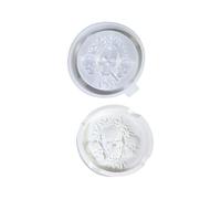 Molde de silicona flexible de calavera para ceniceros de resina, suministros de manualidades de Halloween, decoración de cemento, molde de hormigón para decoración