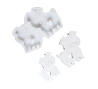 Molde de silicona flexible para decoración de cemento, molde de silicona hecho a mano