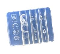 Molde de silicona flexible para decoración de uñas, fabricación de joyas y accesorios hechos a mano, molde de silicona de resina hecho a mano