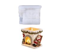Molde de silicona flexible para fundición de hormigón, recipiente decorativo con velas, recipiente de joyería, molde de taza con vela
