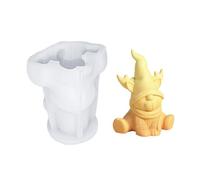 Molde de silicona flexible para gnomos de estrella y corazón, molde de adorno resistente adecuado para yeso de resina y proyectos perfumados, desarrollo creativo de productos de mercado