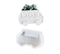 Molde de silicona flexible para maceta, hecho a mano, decoración del hogar para mesa de comedor, herramienta de moldeo de macetas