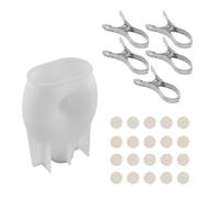 Molde de silicona flexible para maceta, hecho a mano, decoración del hogar para mesa de comedor, herramienta de moldeo de macetas