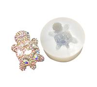 Molde de silicona flexible para manualidades, adornos de joyería, ideal para hacer diamantes realistas, tortugas, manualidades y regalos de resina Molde de silicona para tortugas de diamantes
