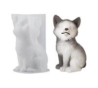 Molde de silicona flexible para manualidades, diseño de zorros creativos, resina de exportación flexible para entusiastas, resina perfecta para hacer regalos