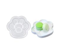 Molde de silicona flexible para patas de gato, artesanías, suministros artesanales, moldes reutilizables para arte de resina y decoración decorativa del hogar