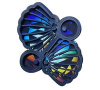 Molde De Silicona Flexible Para Pendientes Holográficos En Forma Conchas Marinas Anillo Oreja Molde Resina Epoxi Herramienta Fabricación Joyas Diseño Joyería Único