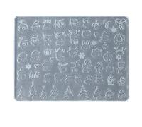 Molde de silicona flexible para uñas, hecho a mano, fundición en relieve, moldes para tallar, manicura, accesorios de arte de uñas