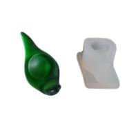 Molde de silicona flexible transparente o blanco multiusos con base de bola de caracol diseñada para amantes de las manualidades y artistas, fácil liberación