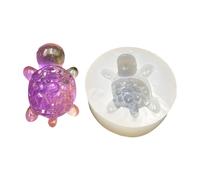Molde de silicona flexible y resistente para entusiastas de las manualidades, creación de diamantes detallados, tortugas, piezas de resina, molde de manualidades para pequeñas empresas