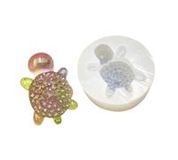 Molde de silicona flexible y resistente para entusiastas de las manualidades, creando diamantes detallados, tortugas, piezas de resina, molde de resina epoxi de cristal