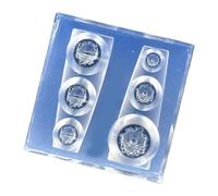 Molde de silicona flexible y reutilizable para uñas, hecho a mano, accesorios para hacer elegantes plantillas de manicura en relieve