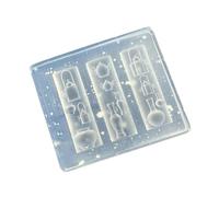 Molde de silicona floral reutilizable para clavos, esculpir jarrones y joyas, plantilla de estampado de arte de uñas