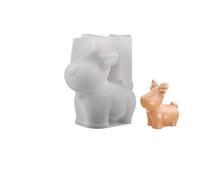 Molde de silicona for vela árbol Navidad 3D, Kit fabricación velas navideñas artesanal, herramienta for hornear resina yeso y jabón hecho a mano, 5 uds Para Velas(Clear11)