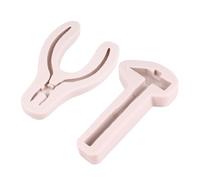 Molde de Silicona Forma de Alicates y Martillo 2 Piezas | Flexible, Antiadherente Fácil Desmoldeo, Adecuado para Hornear y Crear Figuras Originales
