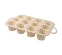 Molde de silicona genérico para magdalenas, sin palillo de grado alimenticio, Muffin Pan Set, Flexible Heat-Resistant Baking Moulds, Reusable Leakproof Design, 12-Cup Pastel Rainbow, Ideal para