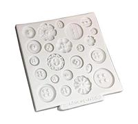Molde de silicona hecho a mano con forma de botón para fondant, exquisito molde de flores para chocolate, azúcar, manualidades, resina