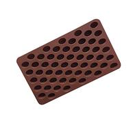 Molde de silicona hecho a mano para fondant, granos de café, molde de azúcar de caramelo, artesanías, pasta de goma, molde de vela, resina, manualidades, duradero
