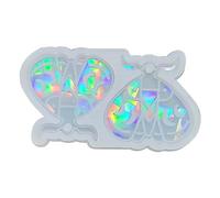 Molde De Silicona Holográfica Para Pendientes Colgantes En Forma Adorno Suministros Joyería Pendiente Silicona Perno Prisionero Mariposas Moldes