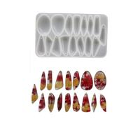 Molde de Silicona Lágrimas en Forma de Accesorios Forma Única Joyería de Resina Epoxi Las Moldes Para Artesanías De Principiante Molde De Joyería De Silicona Inicial