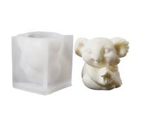 Molde de silicona mágico de koala 3D para grado alimenticio, fácil de desmoldar, para jabón, chocolate, suministros de manualidades