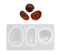 Molde de silicona multifuncional para joyas, moldes de silicona de resina epoxi, adecuados para una fácil observación del proceso de curado de resina, molde creativo para pasatiempos