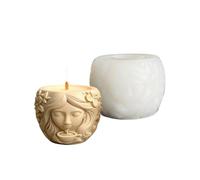 Molde de silicona multifuncional para manualidades de cemento de resina, macetero en relieve, portalápices, contenedor de almacenamiento de joyas, proyecto, molde de regalo para maceteros
