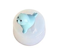 Molde de silicona multiusos en forma de sello en miniatura para hornear postres, cubitos de hielo y más hasta 230 °C