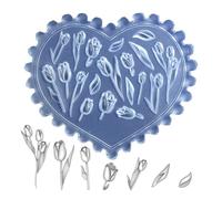 Molde de silicona multiusos para arte de uñas, fácil de usar y quitar, adecuado para todas las formas y longitudes de uñas, molde de silicona para arte de uñas