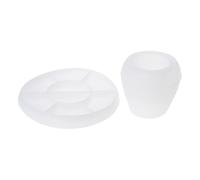 Molde de silicona multiusos para hongos para proyectos creativos, jarrón, tarro de almacenamiento, bandeja decorativa, herramienta de manualidades, molde de hongos de pie alto